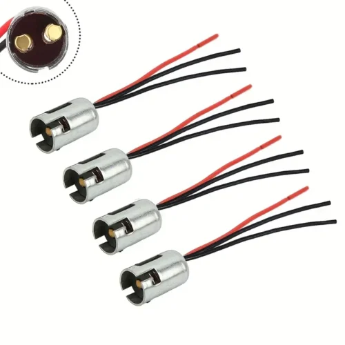 2x Supporto adattatore lampadina LED BA15D BA9S 1156 1157 segnale auto