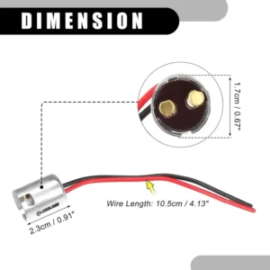 2x Supporto adattatore lampadina LED BA15D BA9S 1156 1157 segnale auto