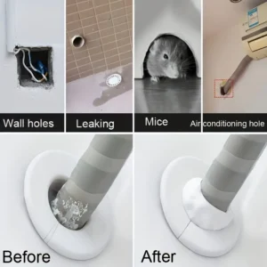 7pz strisce sigillanti riparazione fori parete condizionatore kit rapido facile