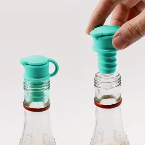 2pz tappi bottiglia vino silicone riutilizzabili antiperdite universali