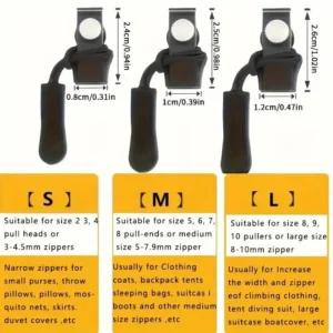Strumento riparazione zip borse scarpe cappotti universale senza attrezzi
