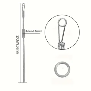 2pz infila filo elastico cucito flessibile resistente accessorio pantaloni felpe