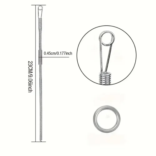 2pz infila filo elastico cucito flessibile resistente accessorio pantaloni felpe