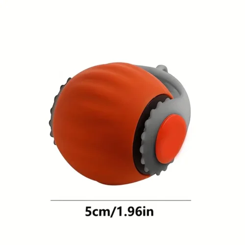 1x giocattolo interattivo gatto arancione elettrico corda coda ricaricabile