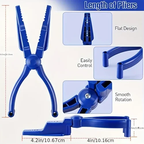 1x assistente unghie blue copertura sicurezza chiodi morsetto acciaio col casual