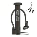 Pompa aria portatile 80PSI nera WEST BIKING bici mini efficiente rapida