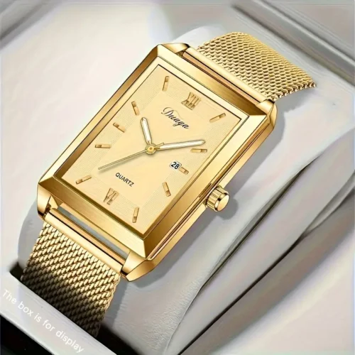 586-0.webp 1x orologio quarzo dorato scala romana business regalo uomo donna papà