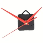 1set movimento orologio parete silenzioso accessori lancetta rossa 12mm DIY