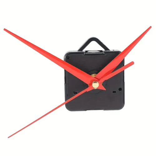 1set movimento orologio parete silenzioso accessori lancetta rossa 12mm DIY