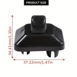 2x ganci portaoggetti parasole plastica per Audi A1 A3 A4 Q3 Q5 8W0857562A4PK