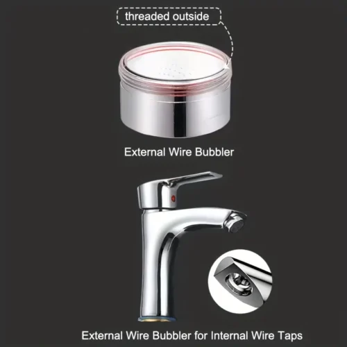 1pz adattatore rubinetto rame filettato metallico M24-M22 purificatore acqua