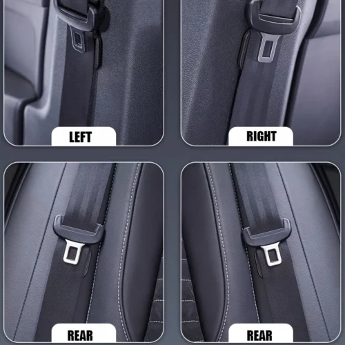 2pz fermagli magnetici cintura sicurezza pelle PU auto SUV clip fissaggio