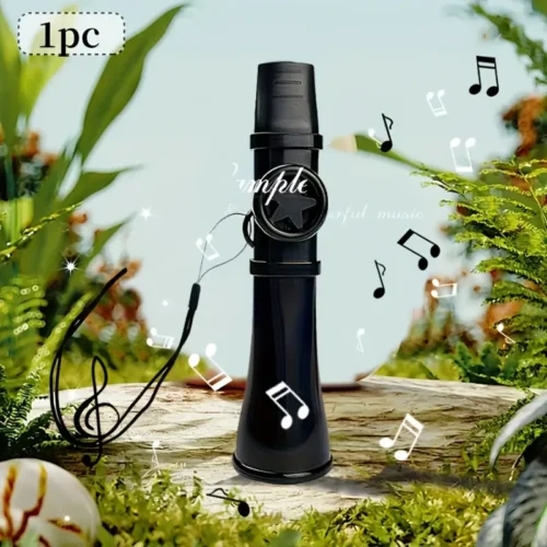 Flauto corto nero armonica bocca plastica colori vari facile principianti