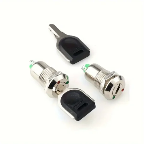 641-0.webp CLELO 2pz interruttore chiave elettrico metallo 12mm on/off blocco sicurezza