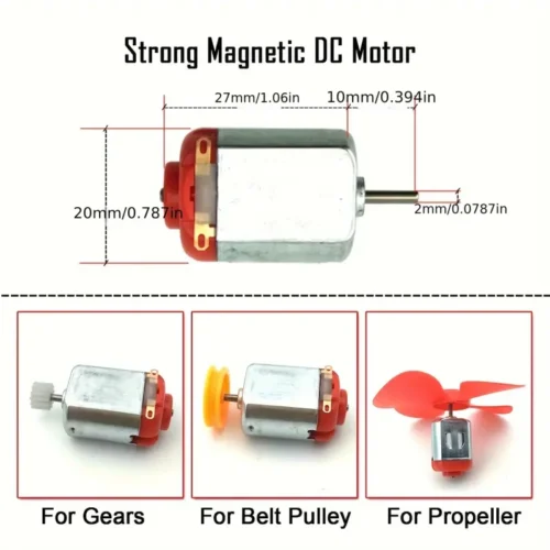 5pz motore elettrico micro 130DC 16500RPM magnete forte alta velocità
