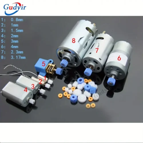 Kit 26pz ingranaggi vite plastica assortiti robot modellini auto aerei 2-4mm