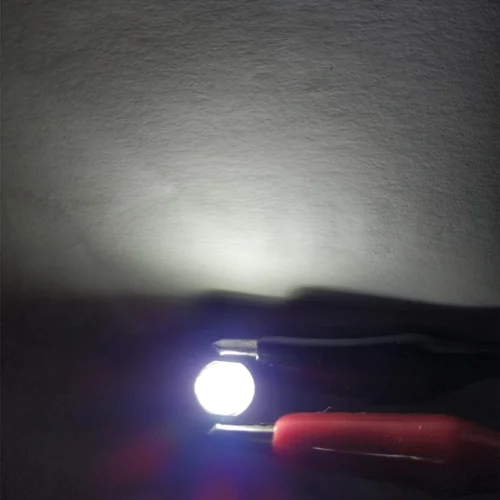 50pz perline LED alta luminosità 3-3.4V 1W bianco freddo tubo potenza
