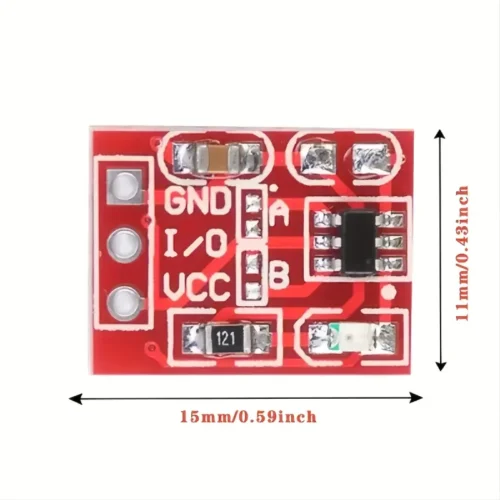 10pz modulo touch TTP223 condensatore auto-bloccante sensore Arduino