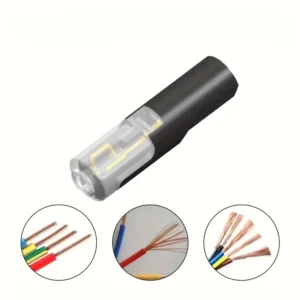 10pz connettori rapidi cavi nero trasparente senza saldatura serraggio ottone