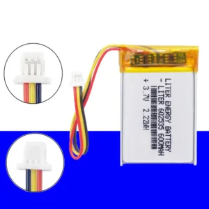 Batteria Litio Polimero 602535 3.7V 600mAh DVR GPS LED smartwatch auricolari