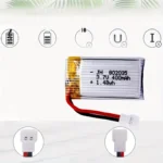 ENERGYBATTERY 802035 3.7V 400mAh batteria litio 25C polimero altoparlante