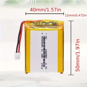 Batteria Litio 124050 Polimero 3.7V 3000mAh 3S 20C auto drone RC quadricottero