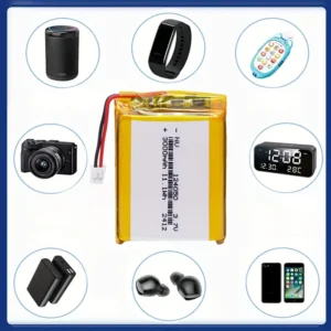 Batteria Litio 124050 Polimero 3.7V 3000mAh 3S 20C auto drone RC quadricottero