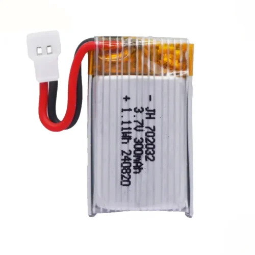 Batteria al Litio Polimero 702032 3.7V 300mAh 3S Droni Quadricotteri JST