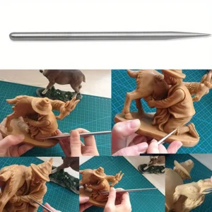 1x ago scultura acciaio inox ceramica texturizzazione modellismo artigianale