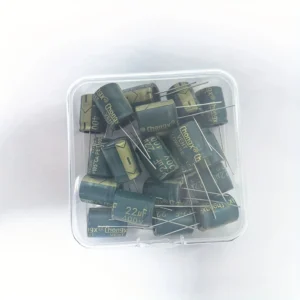 10pz condensatori elettrolitici 400V22uF 13x17mm bassa ESR alta qualità