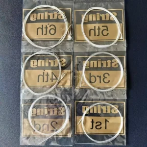 Corde chitarra classica 6pz nylon rame CG01 argentato suono brillante set