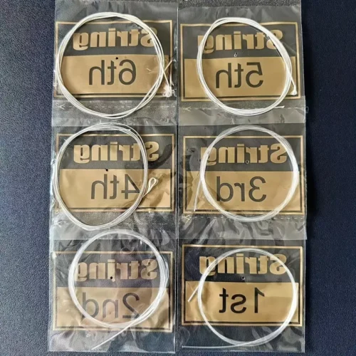 Corde chitarra classica 6pz nylon rame CG01 argentato suono brillante set