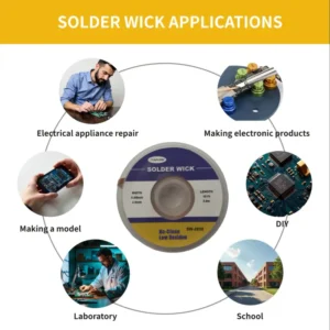 ETAFLOW wick desoldering 2mmx3mt alta qualità riparazione elettronica