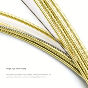 Set corde chitarra acustica TX620 suono ricco accessori musicali 6pz