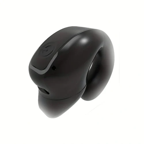 Auricolare singolo wireless conduzione ossea clip orecchio sport soppressione