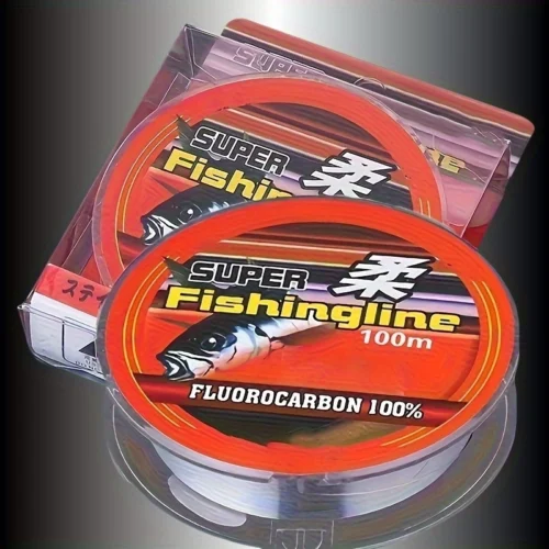 731-1.webp Linea pesca fluorocarbonio 100m trasparente 0.12mm 4.4kg invisibile