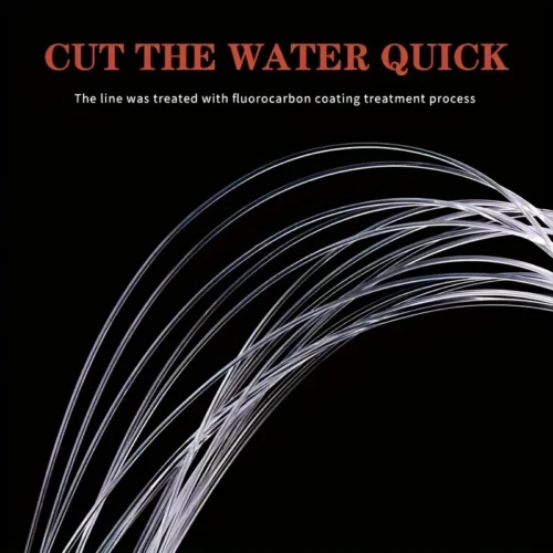 Linea pesca fluorocarbonio 100m trasparente 0.20mm 7.9kg invisibile