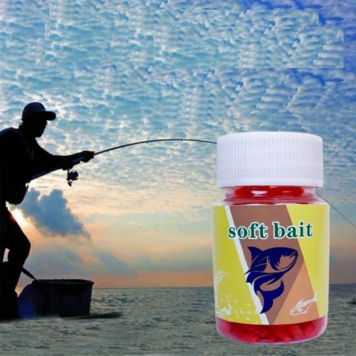 Granuli esca rossa pesca palla attraente bass carpe divertimento universale