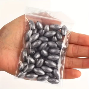 10pz piombini oliva uovo pesca mare accessori regolabili