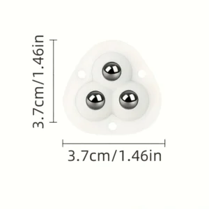 4pz ruote tre sfere acciaio cuscinetto rotazione fluida mobili tavoli