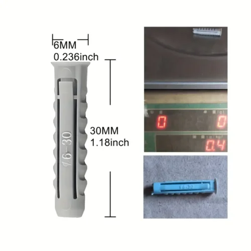 50pz tappi espansivi regolabili 4 lati plastica ancoraggio pareti