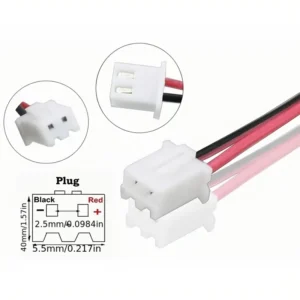 Ventola raffreddamento nera 80mm DC 12V 8010 accessorio elettronica