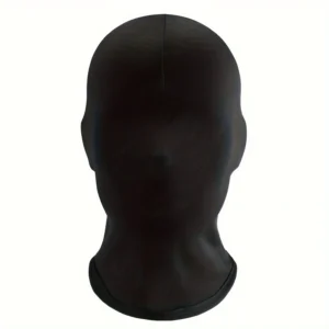 Maschera sportiva lycra nera faccia intera lavabile cosplay party