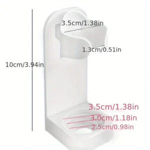 Porta spazzolino elettrico parete adesivo multicolore tazza trasparente bagno