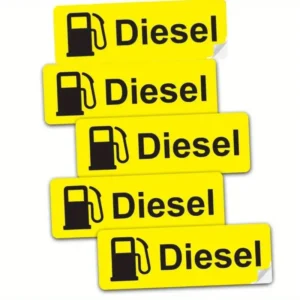 5pz adesivi diesel auto serbatoio carburante adesivo impermeabile vinile