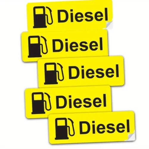 5pz adesivi diesel auto serbatoio carburante adesivo impermeabile vinile