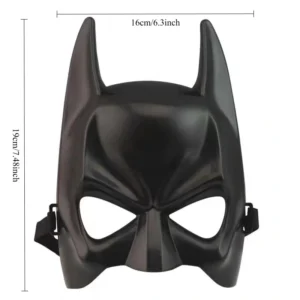 Maschera Batman WB halloween cosplay plastica resistente accessorio festa