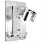 Supporto testa doccia parete regolabile adesivo forte metallo ventosa