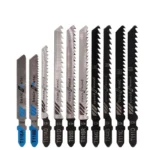 Set 10 lame seghetto alternativo T legno plastica metallo con custodia