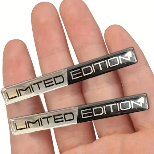 2pz adesivi 3D nero carrozzeria edizione limitata auto moto bici